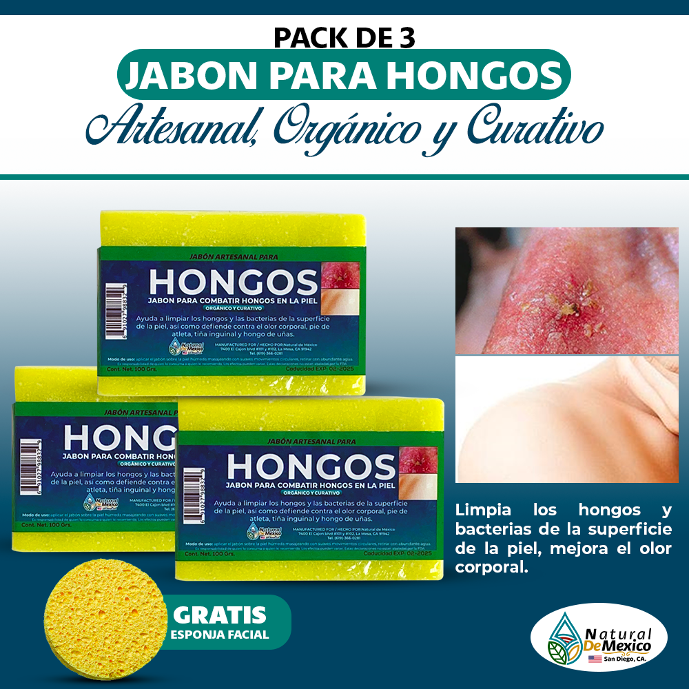 Llave Numérico Caramelo Jabón Antihongo Jabón Hongos Pack de 3 Fungus Skin Cleanser Soap –  naturaldemexicooklahoma.com